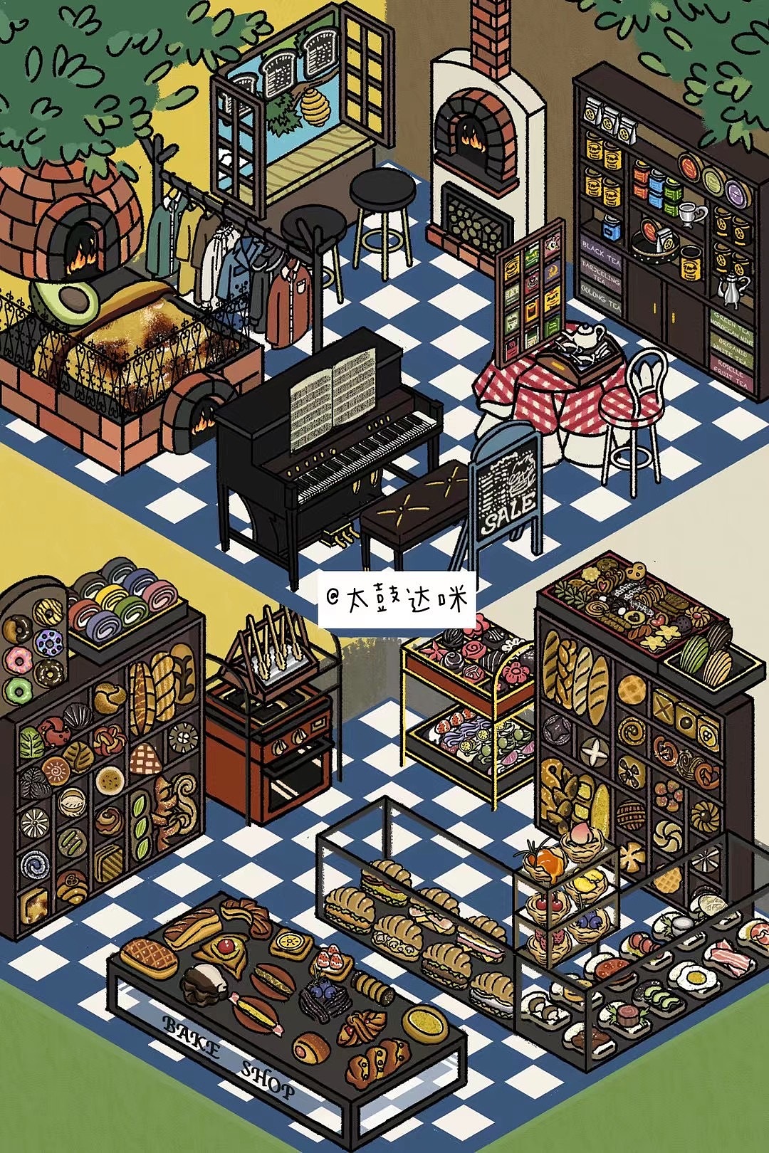 MBTI-16人格 双层系列 小屋插画（中）（图ZMzk1NDA4MDU2） - 创作习作 - 站酷设计师太鼓达咪原创素材 - 站酷ZCOOL