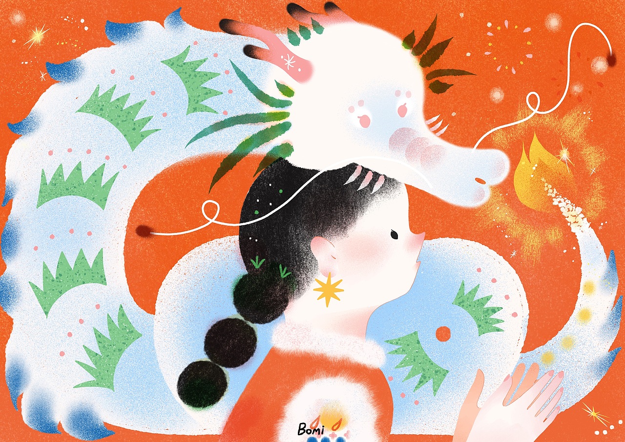 Bomi个人创作与商插合集回顾（图ZMzk1NDEwMjMy） - 艺术插画 - 站酷设计师三也Bomi原创素材 - 站酷ZCOOL