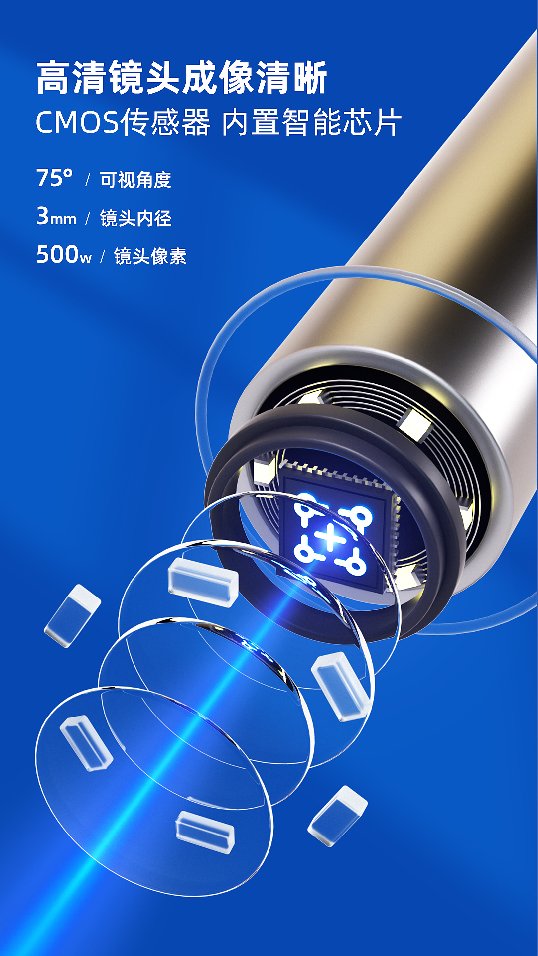 详情丨可视耳勺详情页丨B2B方向