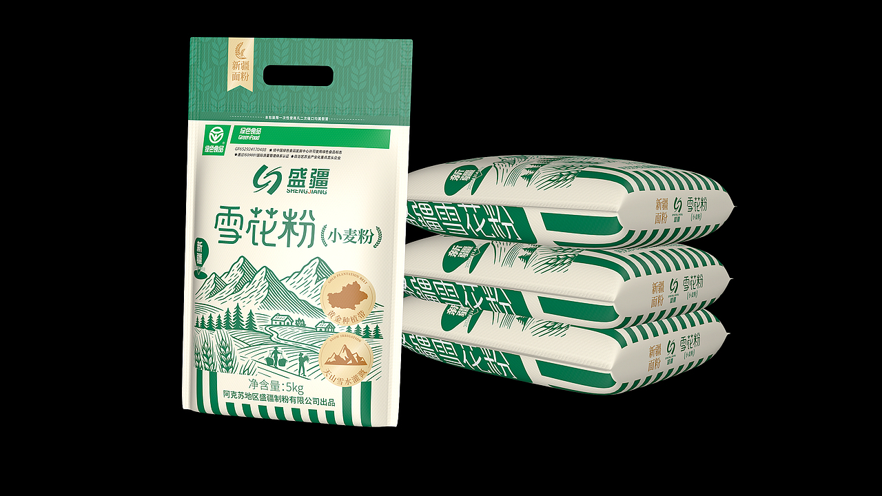 哲仕新作x面粉包装设计、雪花粉包装设计（图ZMzk1NDE1Njk2） - 包装 - 站酷设计师哲仕畅销包装设计原创素材 - 站酷ZCOOL