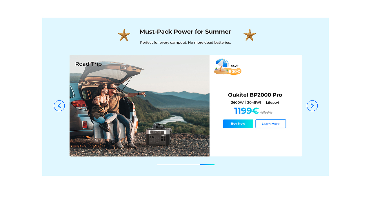 户外电源夏日活动页（图ZMzk1NDE1Nzk2） - 运营设计 - 站酷设计师龙樱熏子原创素材 - 站酷ZCOOL