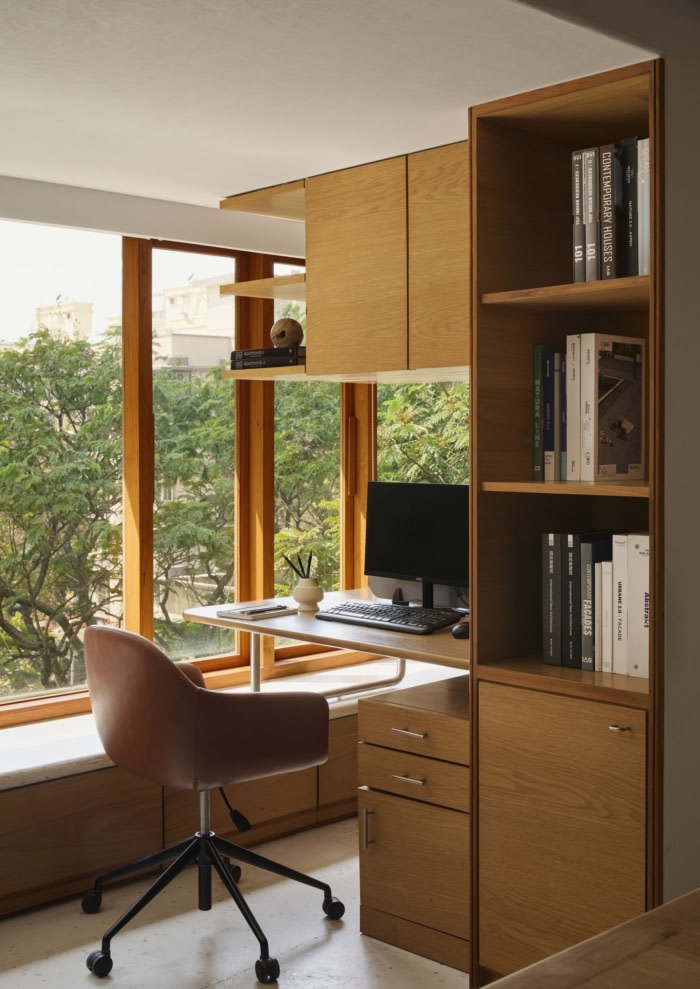 参数化木艺装置:功能与艺术融合办公楼装修