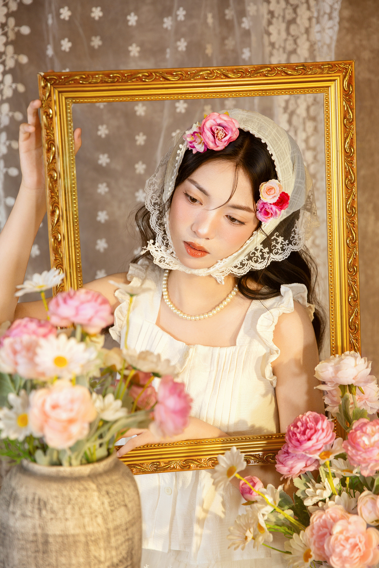 “叮！您的專屬《春日油畫》已加載完成——” 要一起（圖ZMzk1NDM0Nzk2） - 人像攝影 - 站酷設計師深圳女攝LUMIN原創(chuàng)素材 - 站酷ZCOOL