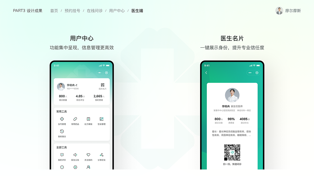 互联网医院丨安康市中心医院微信小程序升级方案（图ZMzk1NDQ1NjE2） - 软件界面 - 站酷设计师廖尔摩斯原创素材 - 站酷ZCOOL