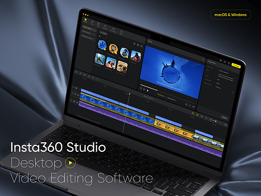Insta360 Studio 桌面剪辑软件重设计