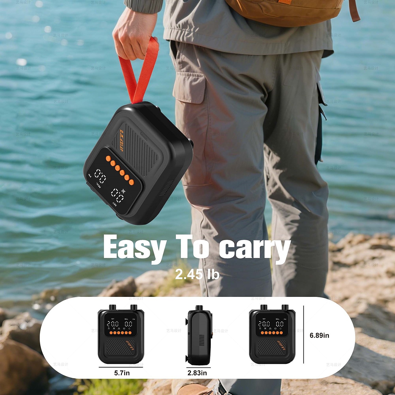 工具类 充电泵-Amazon亚马逊主副图A+设计案例