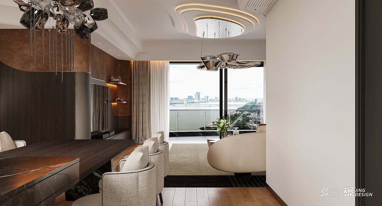 顶奢风格235平方河景高层（图ZMzk1NDU4NjU2） - 家装设计 - 站酷设计师lurk阿杰原创素材 - 站酷ZCOOL