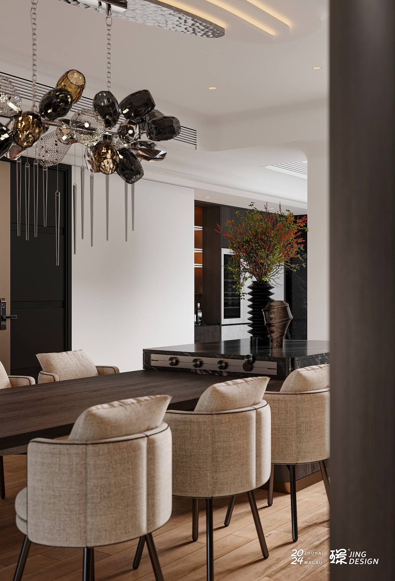 顶奢风格235平方河景高层（图ZMzk1NDU4NzAw） - 家装设计 - 站酷设计师lurk阿杰原创素材 - 站酷ZCOOL