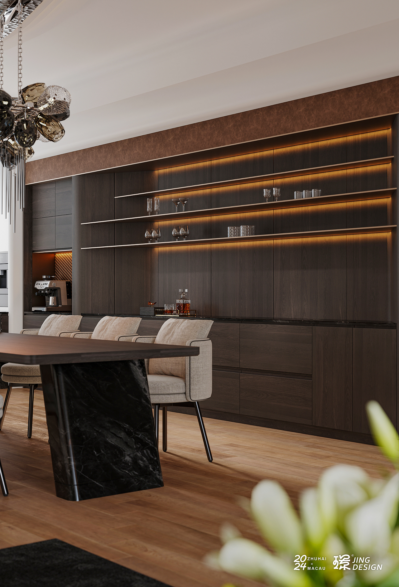 顶奢风格235平方河景高层（图ZMzk1NDU4NzIw） - 家装设计 - 站酷设计师lurk阿杰原创素材 - 站酷ZCOOL