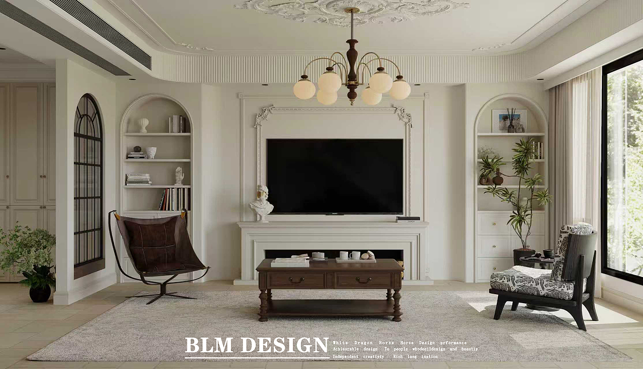 法式家装效果图案例