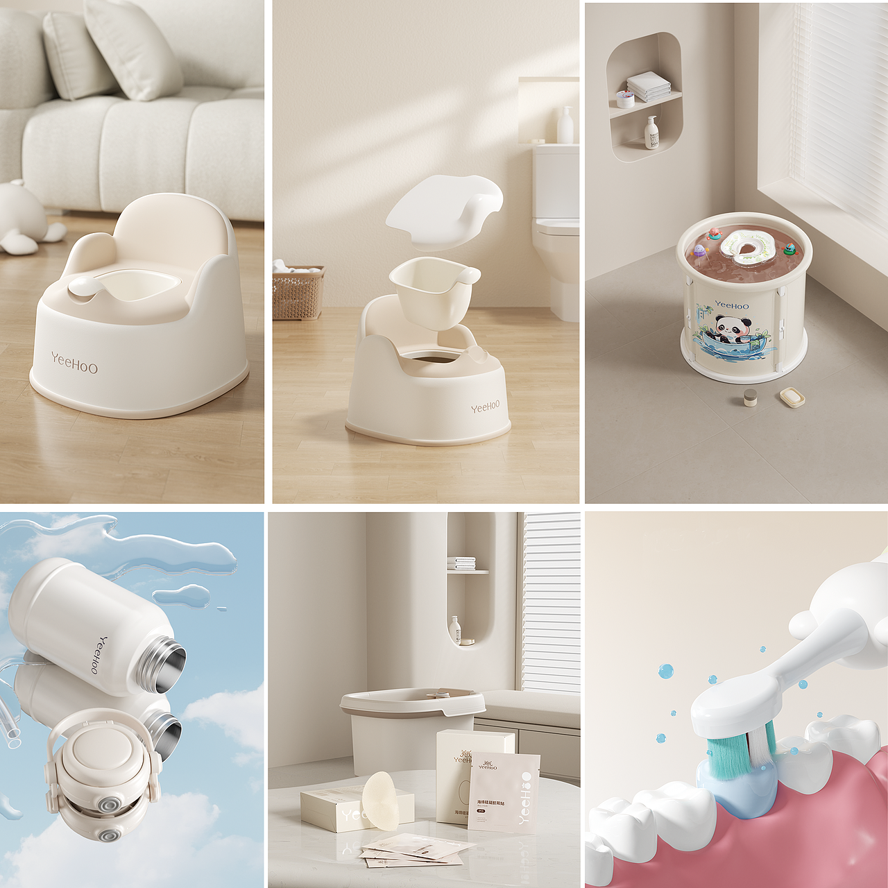 2025年-上半年渲染作品-母婴类目（图ZMzk1NDY5MDA4） - 产品 - 站酷设计师YJC3038原创素材 - 站酷ZCOOL