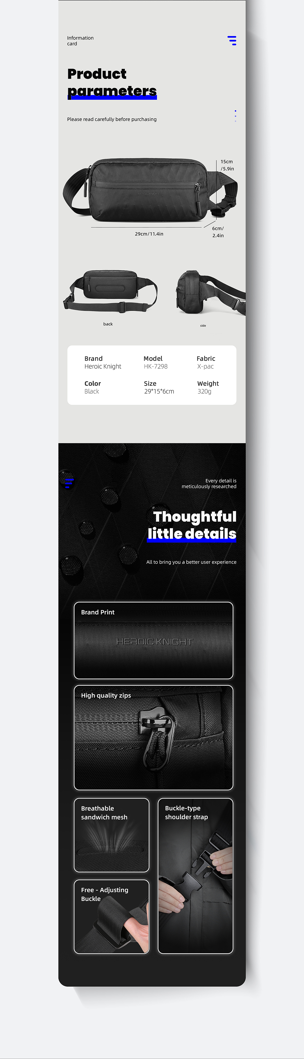 男士双肩包设计全案｜“结构化隐藏” 化解功能难题（图ZMzk1NDczNTA4） - 电商 - 站酷设计师邹啦啦原创素材 - 站酷ZCOOL