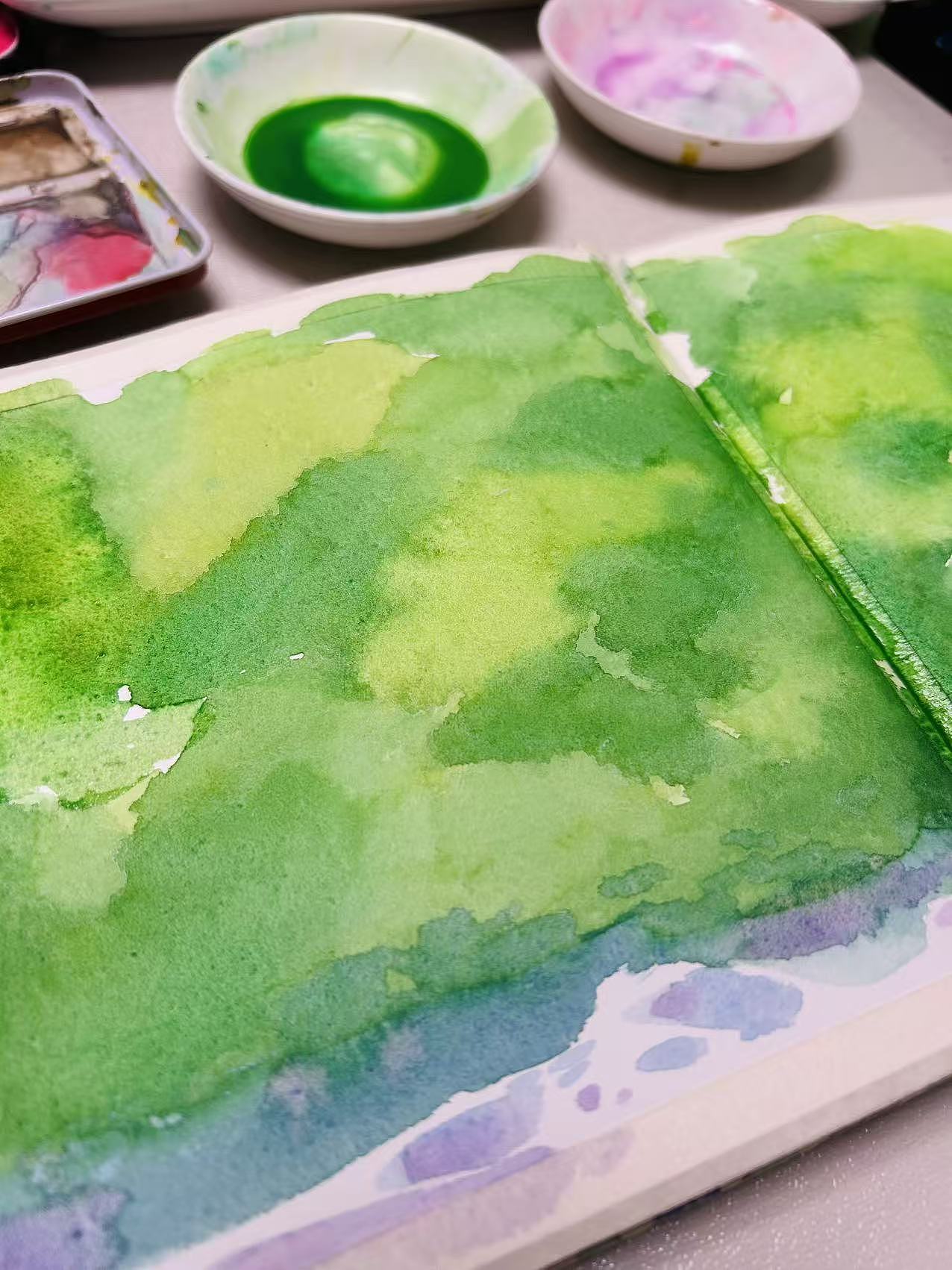 手绘插画 | 走过～（图ZMzk1NDc5MzU2） - 绘本 - 站酷设计师Angela珂珂原创素材 - 站酷ZCOOL