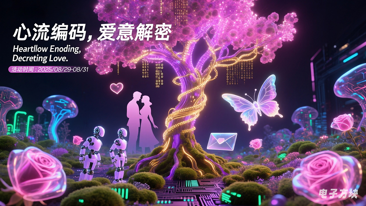 七夕节主视觉KV（图ZMzk1NDgwMzc2） - AI作品 - 站酷设计师电子方块原创素材 - 站酷ZCOOL