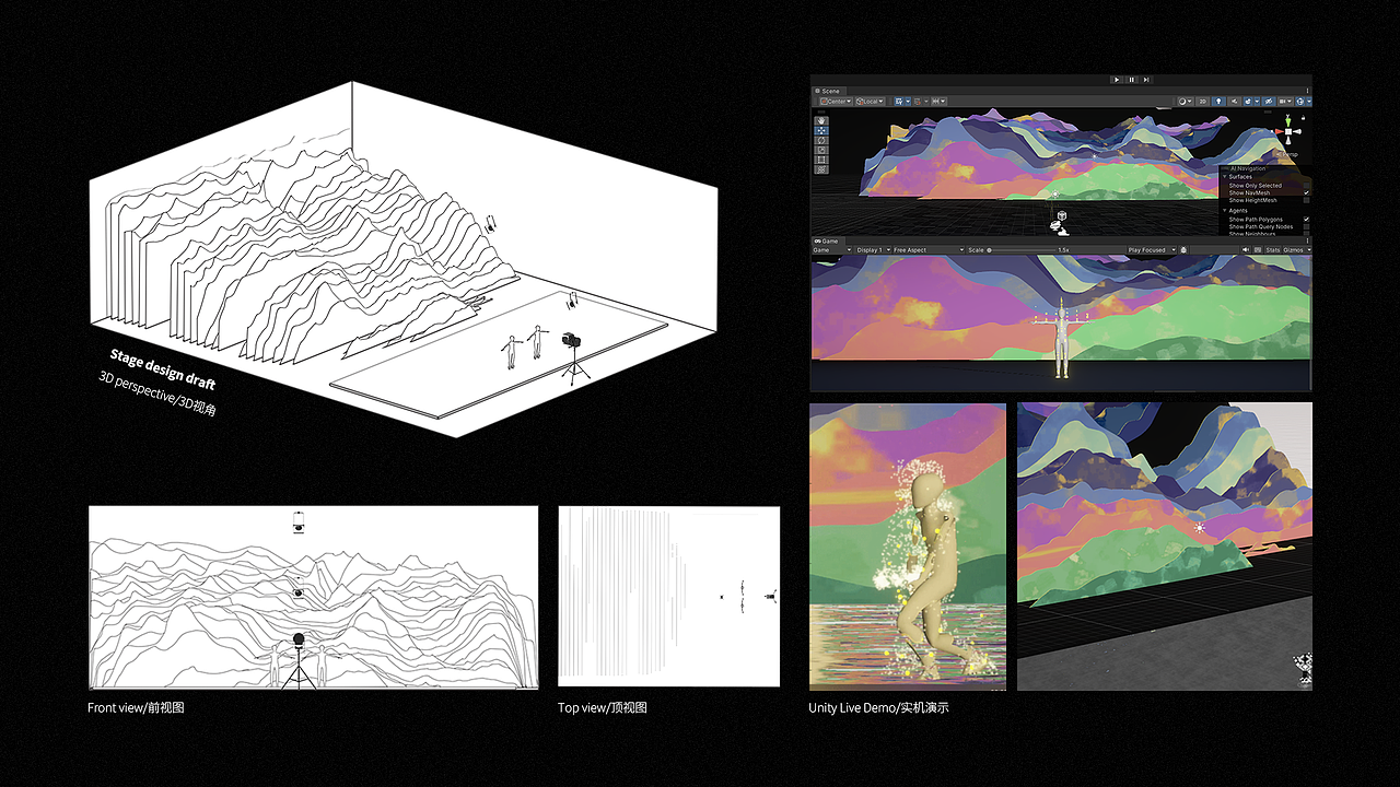 虚实共生:自然与身体的数字共舞 - 动作捕捉艺术作品