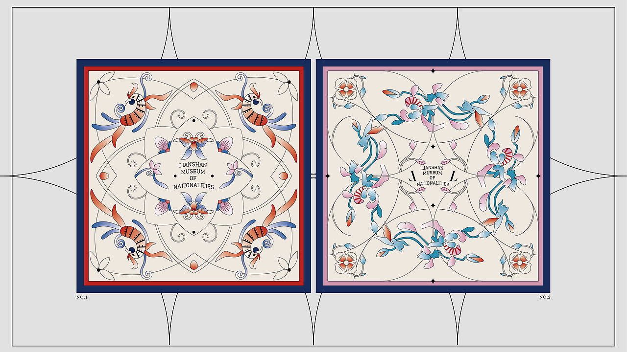 文创设计-博物馆文创丝巾（图ZMzk1NDgyNzMy） - 其他平面 - 站酷设计师NADNAD原创素材 - 站酷ZCOOL