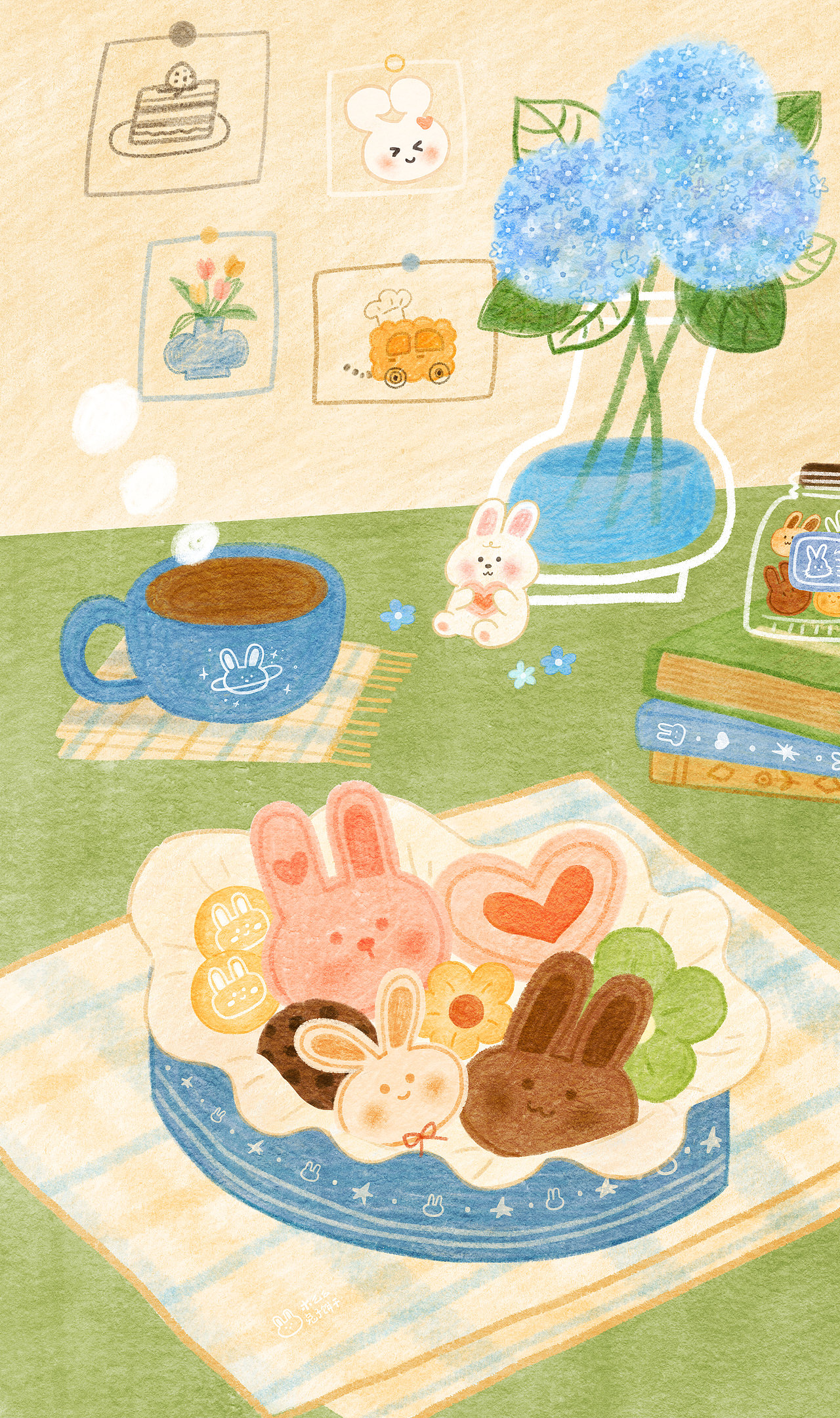 你好,请问要来份兔子饼干吗?