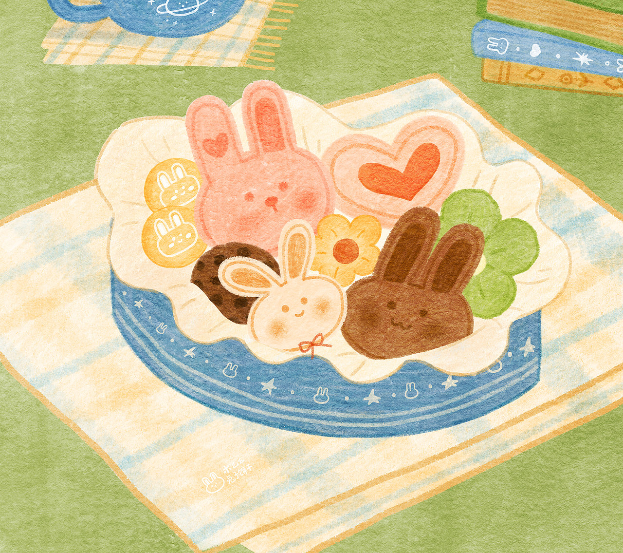 你好,请问要来份兔子饼干吗?