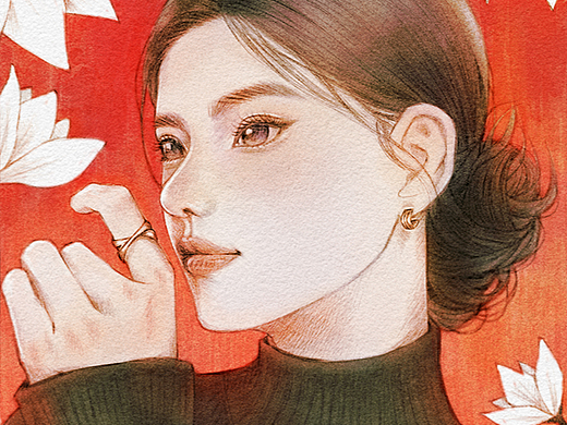 诗诗。