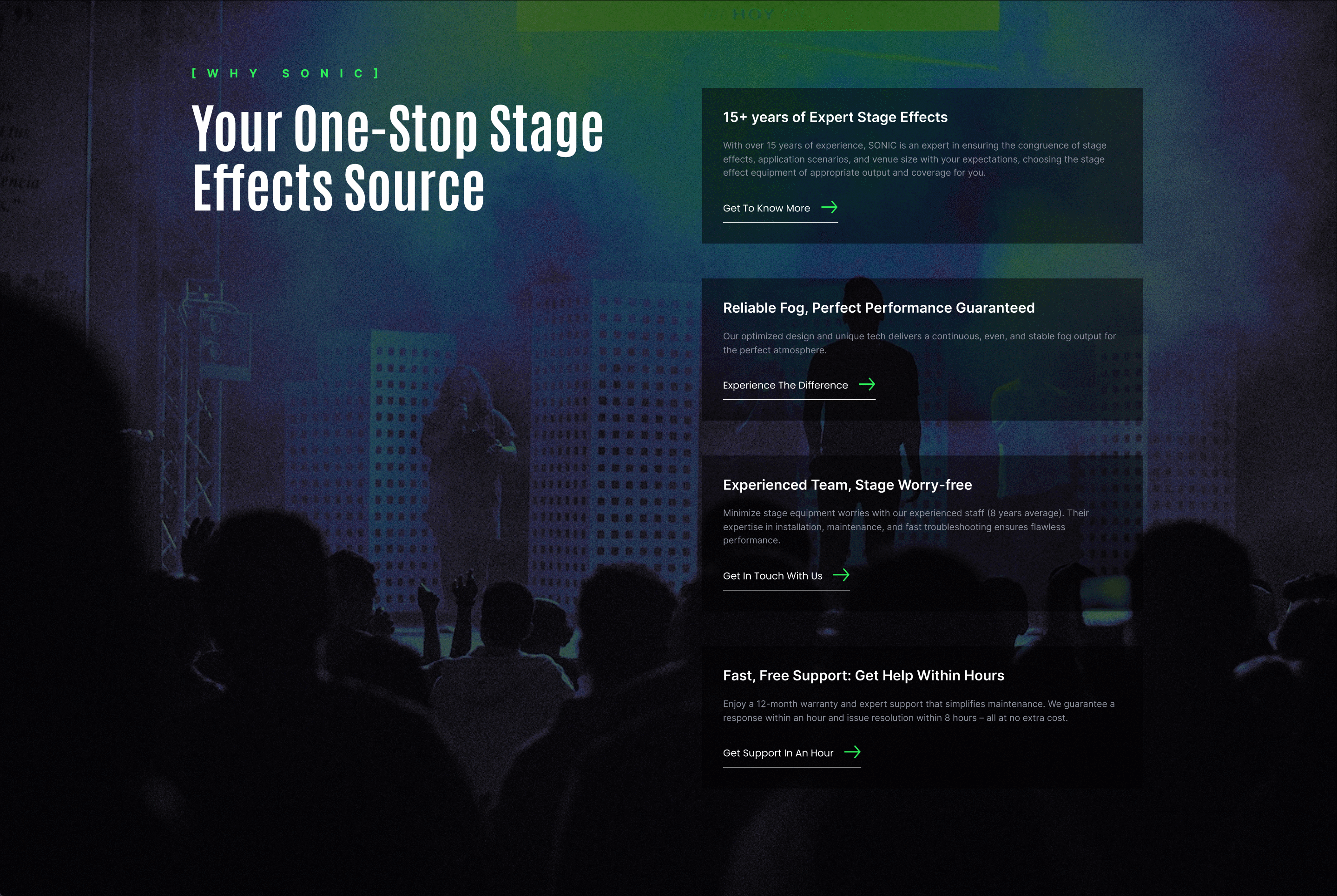 StageSonic-舞台设备响应式官网设计(图ZMzk1NTAwMzI0) - 企业官网 - 站酷设计师北岸佬JN原创素材 - 站酷ZCOOL
