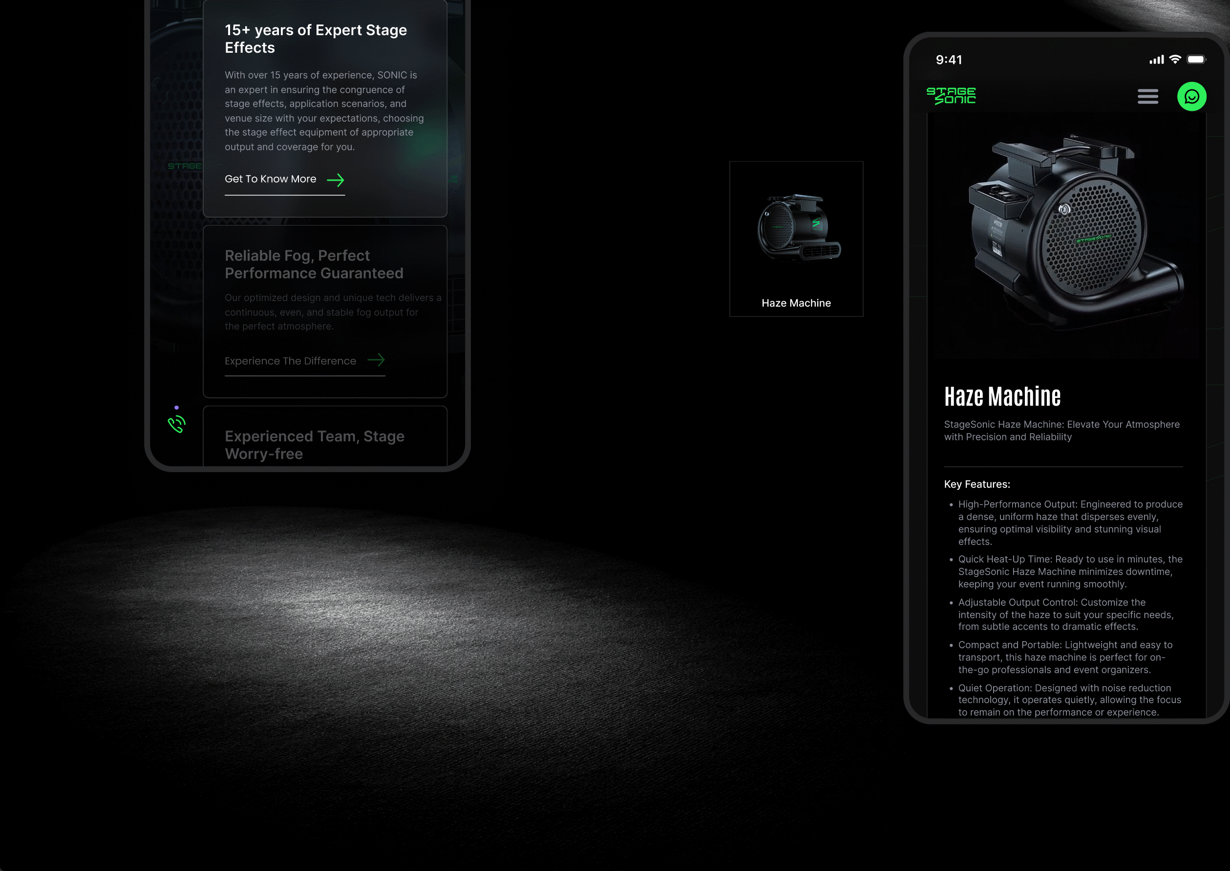 StageSonic-舞台设备响应式官网设计（图ZMzk1NTAwMzQ4） - 企业官网 - 站酷设计师小径分叉的村口原创素材 - 站酷ZCOOL