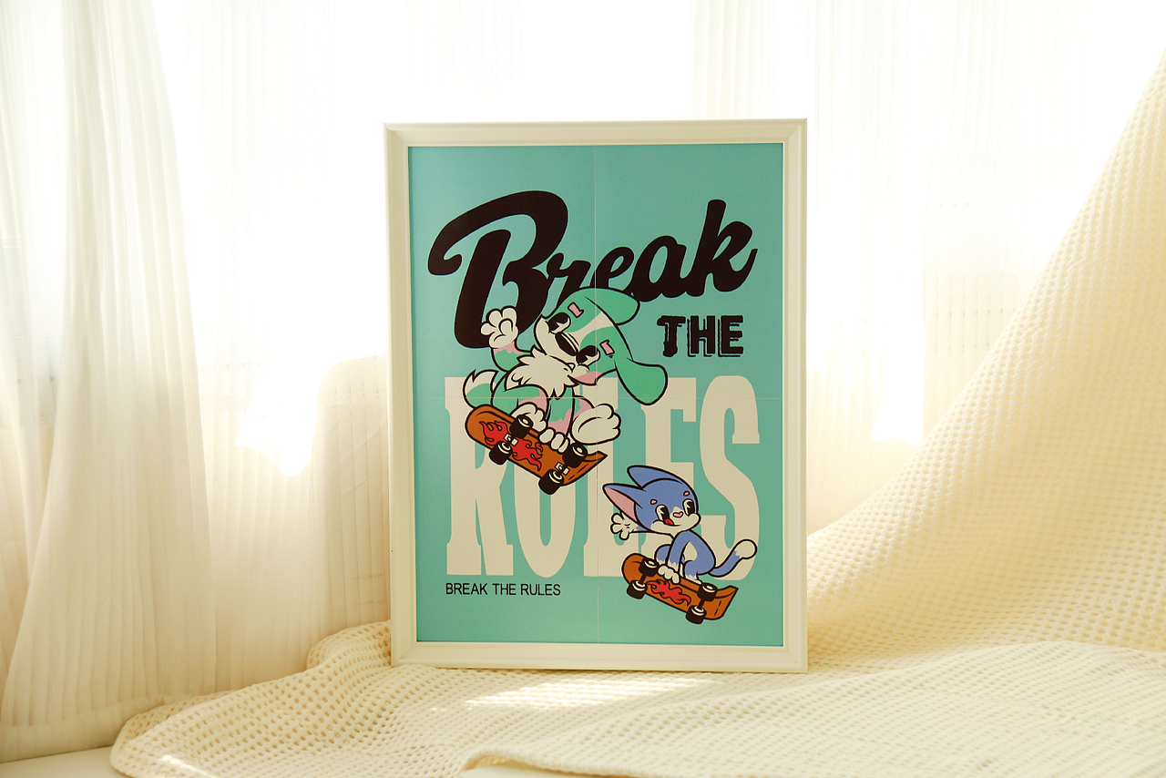 赤诚热烈的夏天!大玛仕原创IP设计【鸭梨狗&蓝美喵】