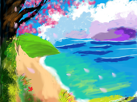 粉色的夏天