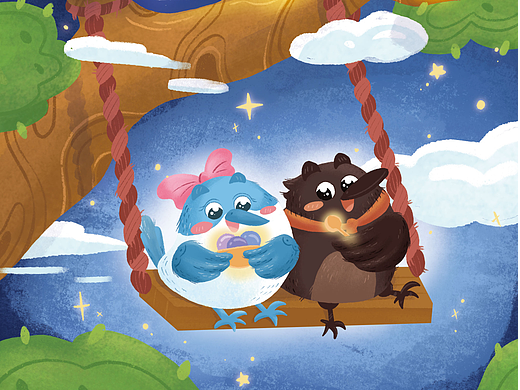 童书插画 | 《白雪树屋餐厅》（已商用）