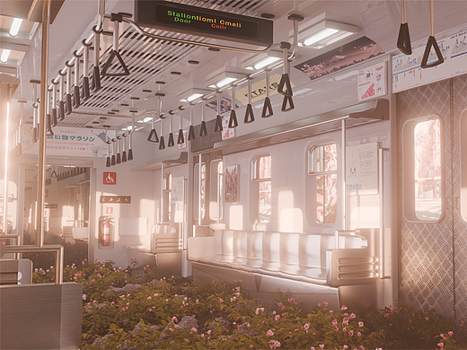 Blender地铁站