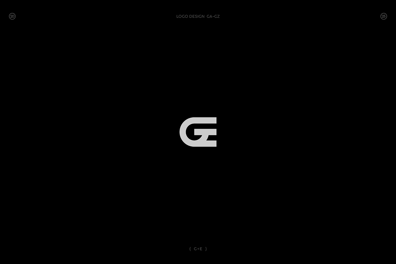 极简字母组合图形logo（G篇）（图ZMzk1NTE0OTE2） - Logo - 站酷设计师酷比品牌设计原创素材 - 站酷ZCOOL
