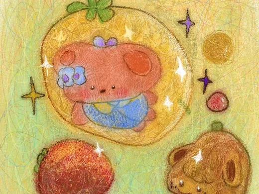 肌理风插画