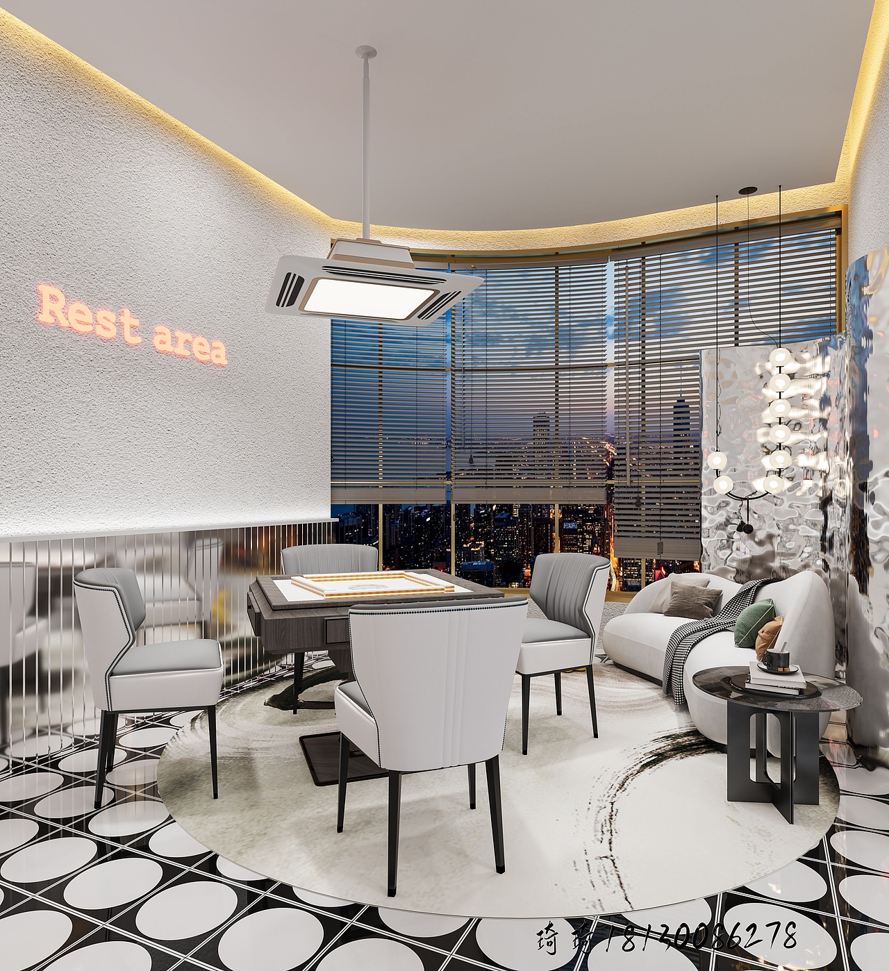星夜公司 | 现代餐饮休闲空间设计:时尚与舒适的融合