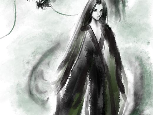 古风 一龙一人（个人主页-ZNzI0MzQ4NDA=） - 商业插画 - 站酷设计师Z226010786原创素材 - 站酷ZCOOL