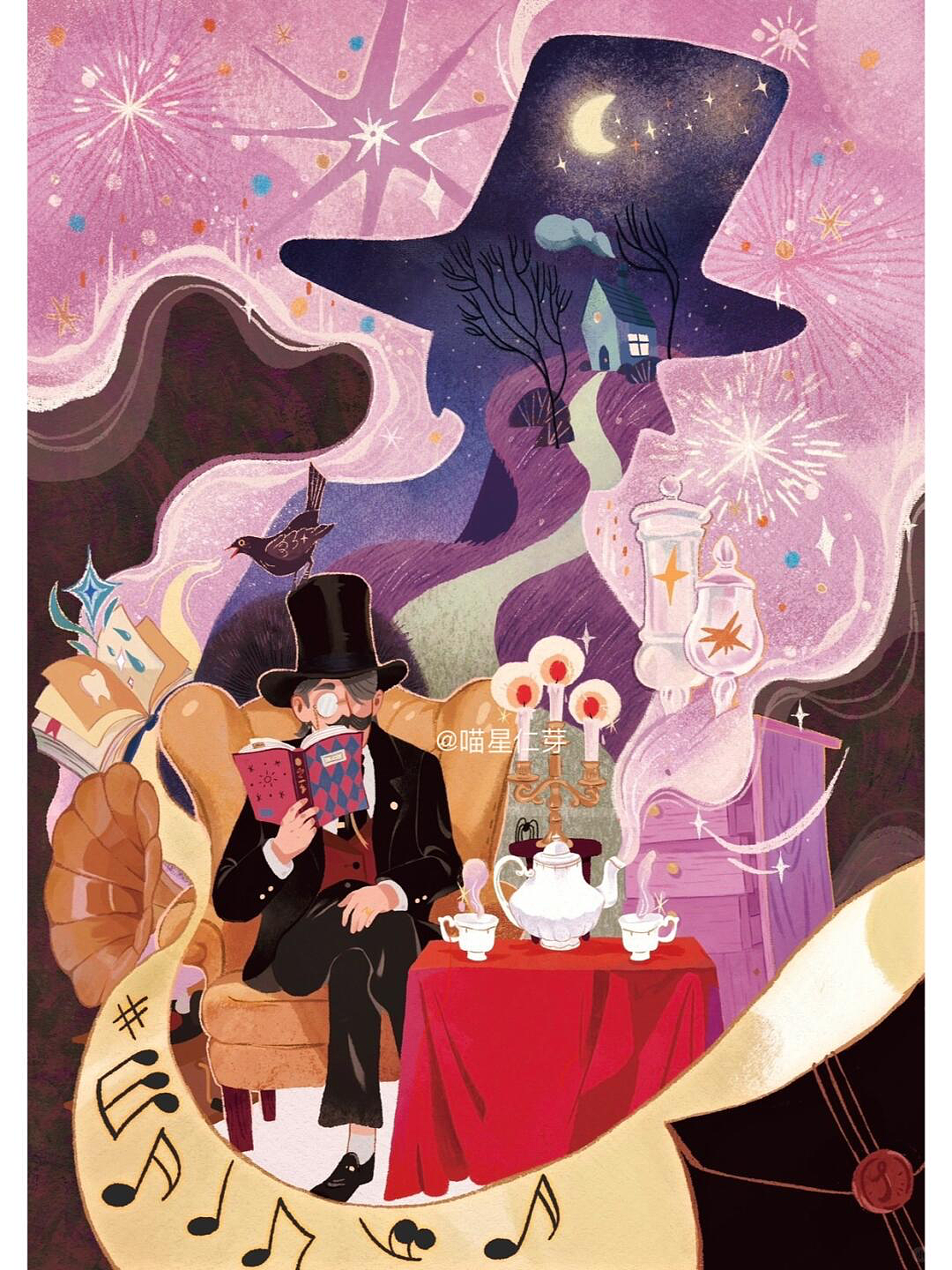 已成书儿童杂志治愈插图|作品合集