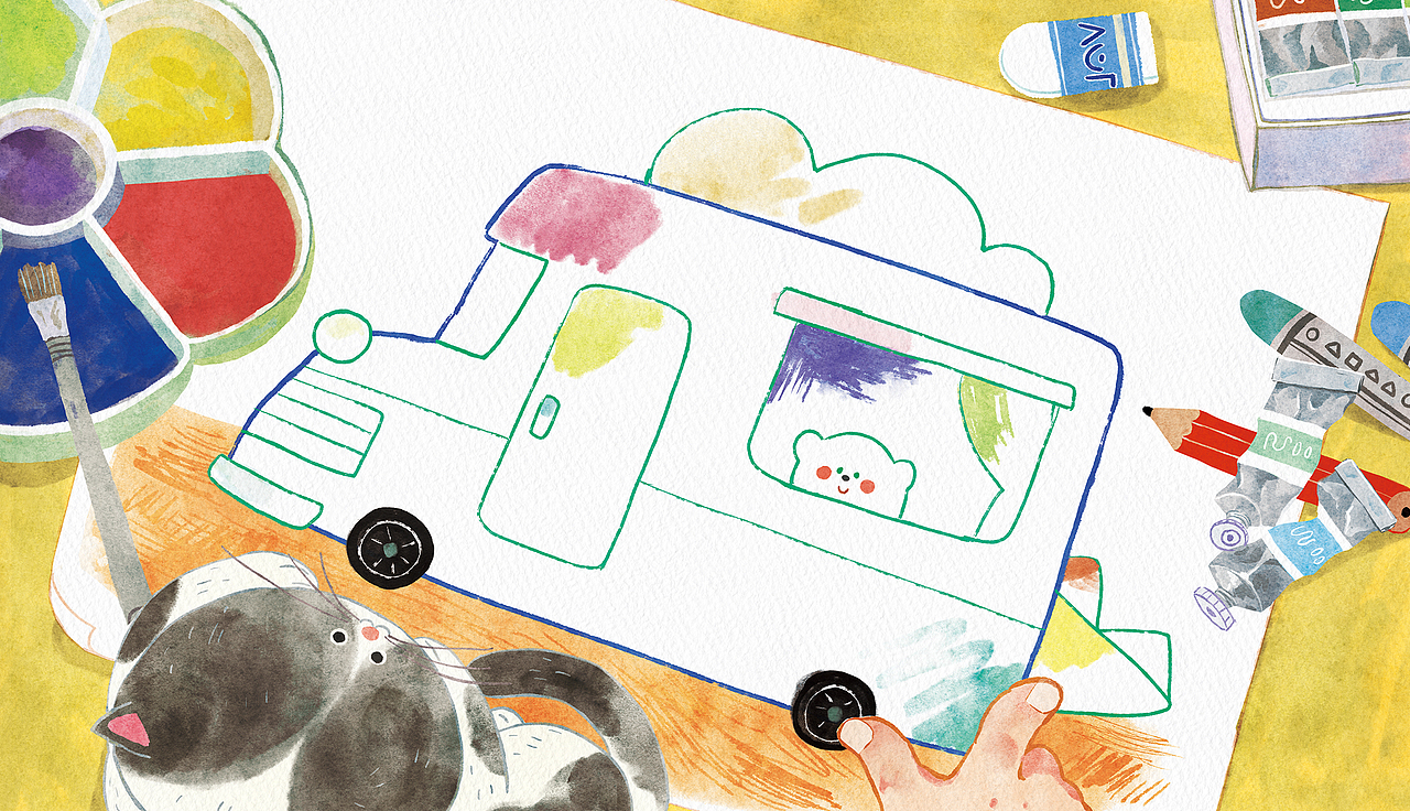 《婴儿画报》新绘本《一张纸》收到样书啦!