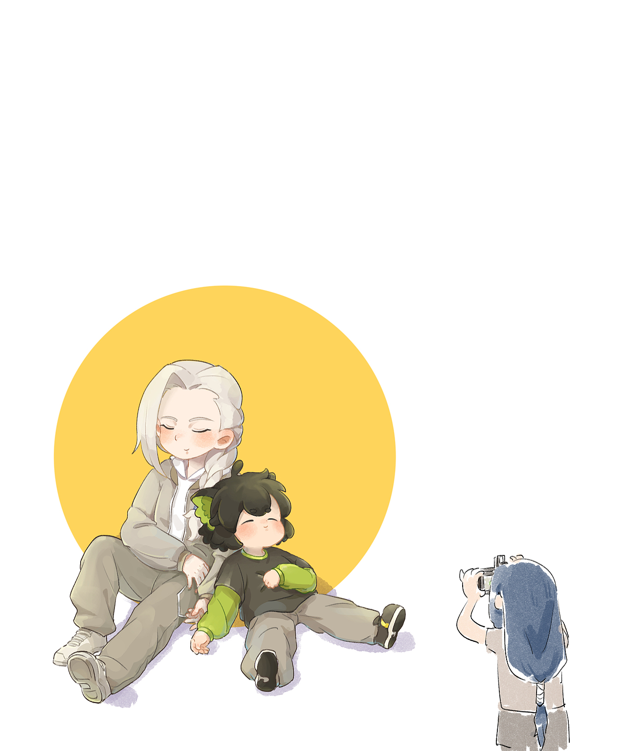 是师姐和小黑～