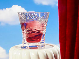 水晶杯 产品摄影