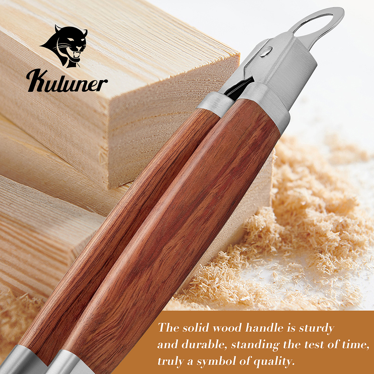 亚马逊设计,厨具不锈钢,花梨木烧烤夹