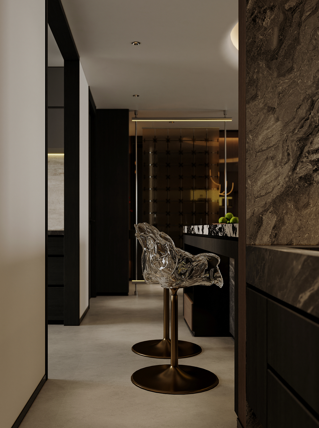 沈阳  保利云上145㎡  意式暗黑风效果表现