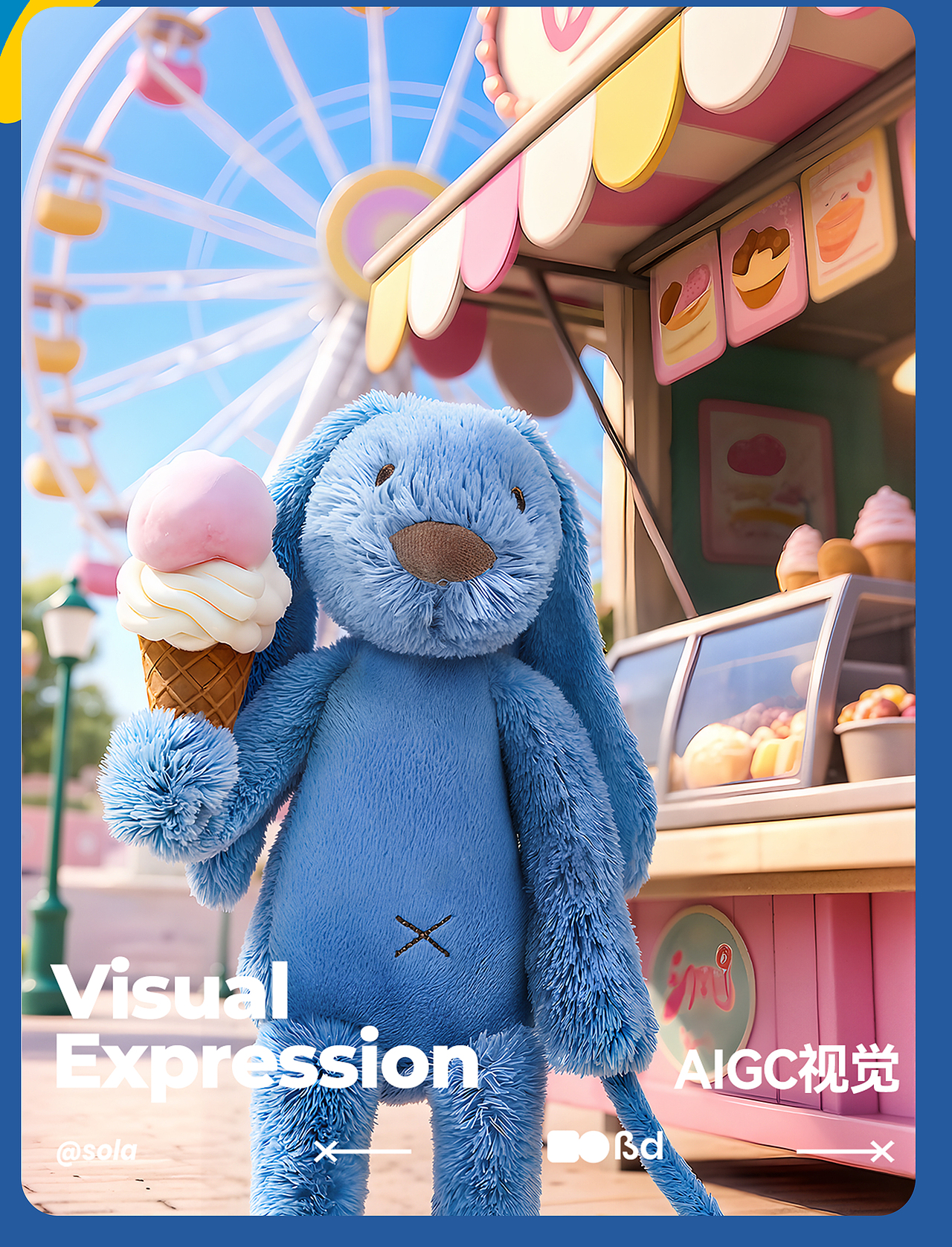 AIGC毛绒玩具|狂暑季商业视觉|产品动画短片（图ZMzk1NTcyNTA4） - AI作品 - 站酷设计师solaAI未来日记原创素材 - 站酷ZCOOL