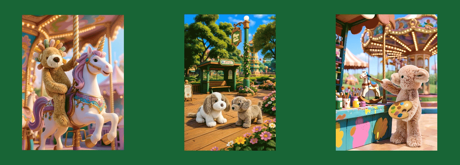 AIGC毛绒玩具|狂暑季商业视觉|产品动画短片（图ZMzk1NTcyNjIw） - AI作品 - 站酷设计师solaAI未来日记原创素材 - 站酷ZCOOL