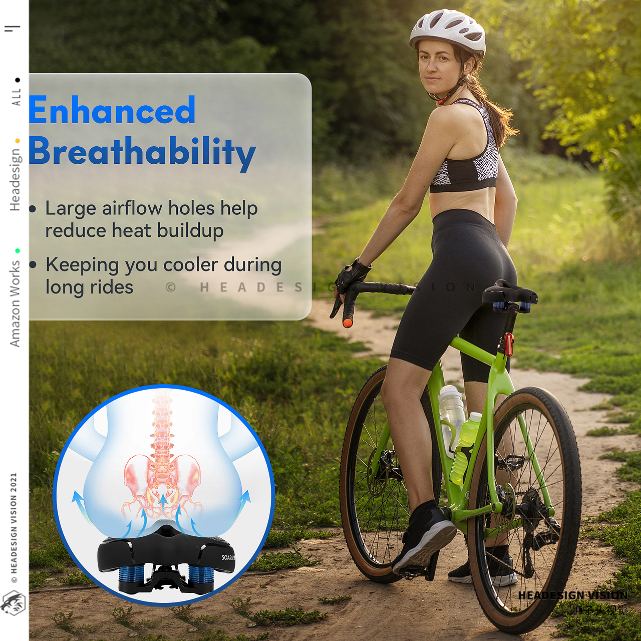 自行车坐垫产品拍摄_主图设计_A+页面设计-狮子头视觉