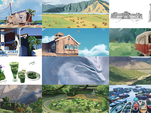 合集 | 2024年合集（个人主页-ZNzI0MzYyNDQ=） - 创作习作 - 站酷设计师三太子小白龙原创素材 - 站酷ZCOOL