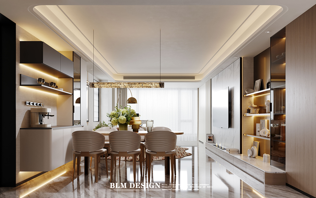 现代-白龙马效果图