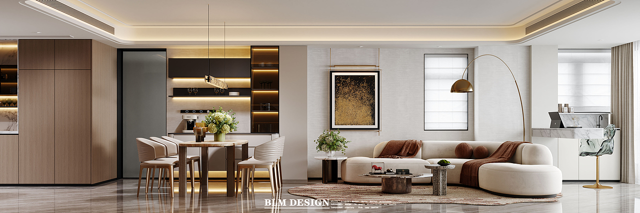 现代-白龙马效果图