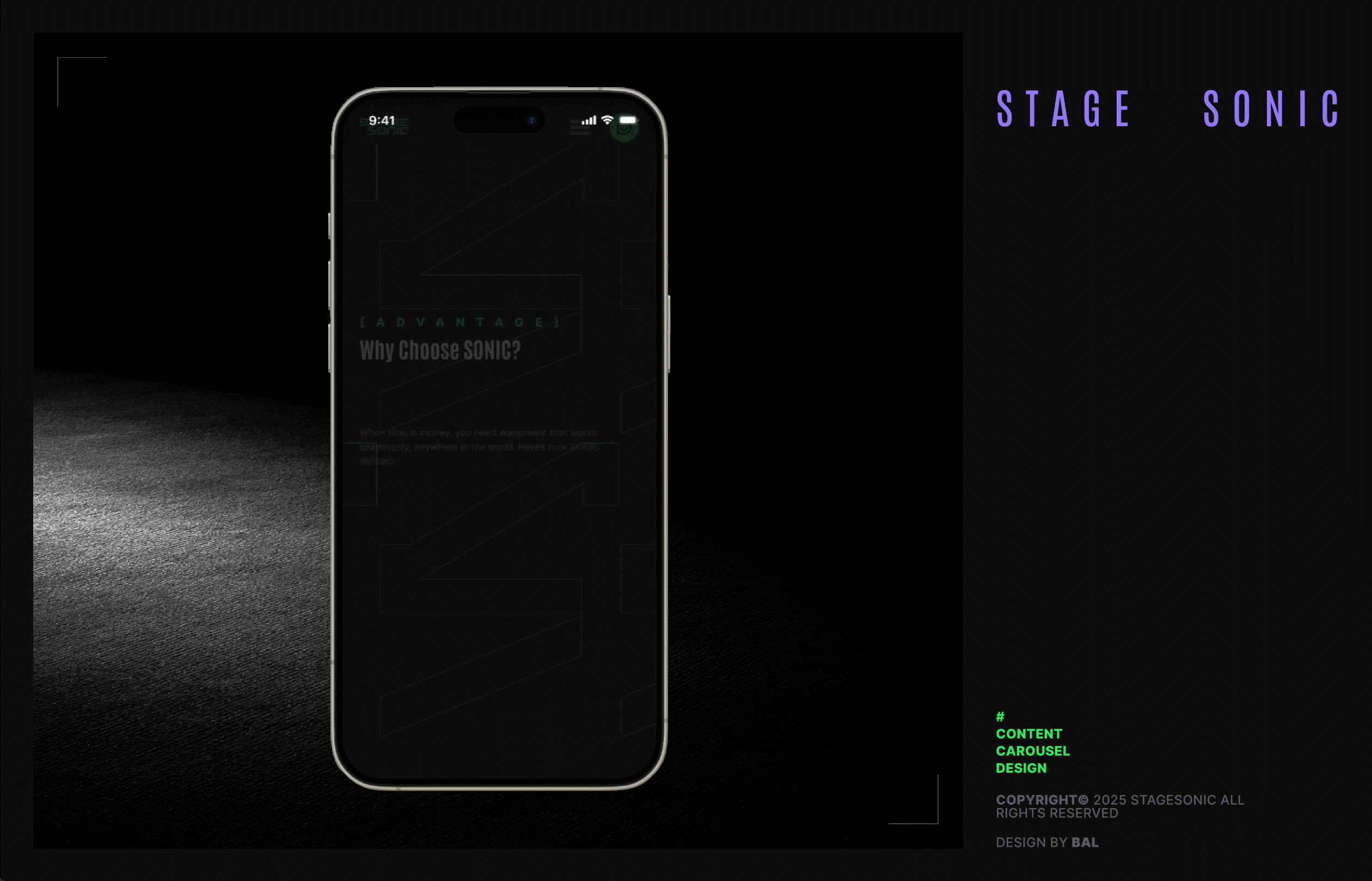 StageSonic-舞台设备响应式官网设计（图ZMzk1NTc2ODg4） - 企业官网 - 站酷设计师小径分叉的村口原创素材 - 站酷ZCOOL