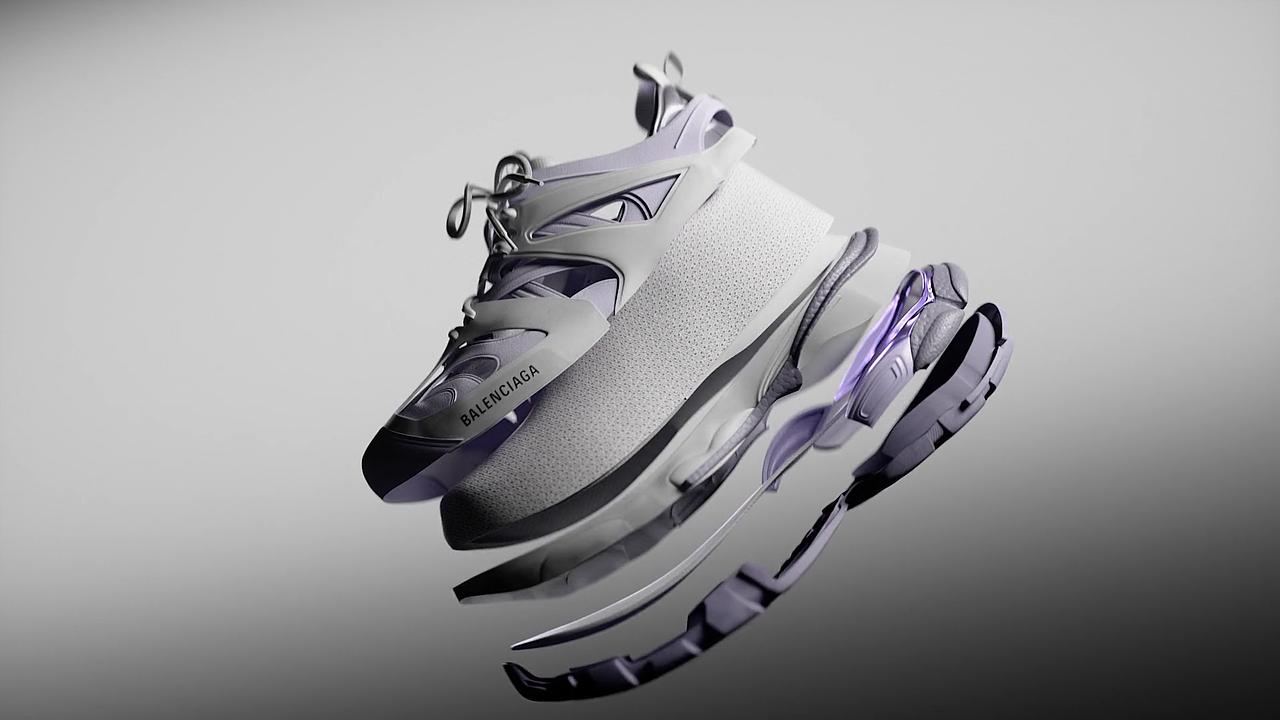 运动鞋 三维动画制作 C4D产品动画 3D动画 CG渲染（图ZMzk1NTc3MzA0） - 产品 - 站酷设计师十月早安原创素材 - 站酷ZCOOL