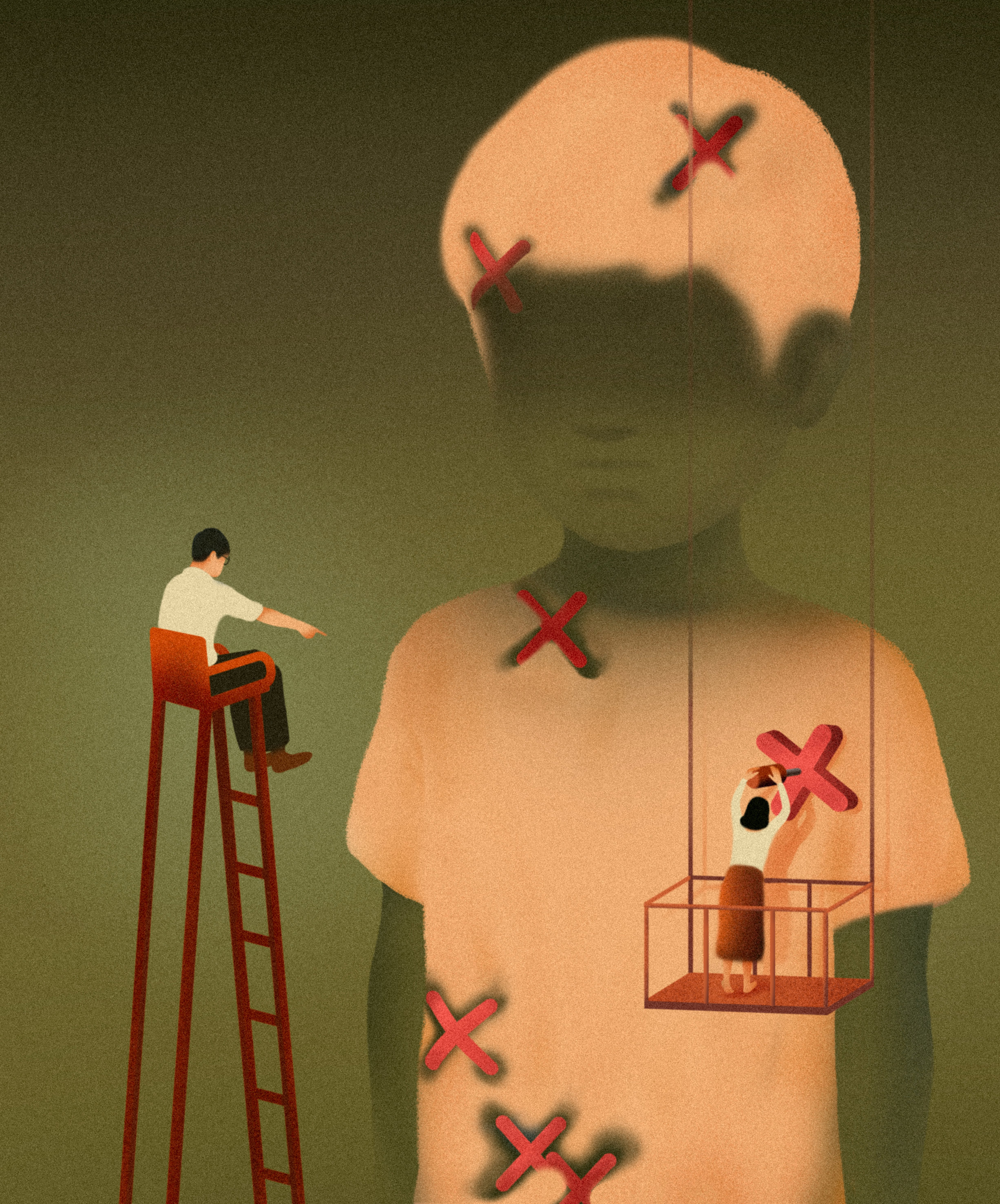 语言是武器,不要让它对准你的孩子-Miiii龙嫣的公益插画 |365天的好设计NO.133