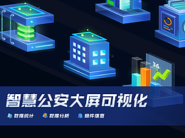 智慧公安大屏可视化