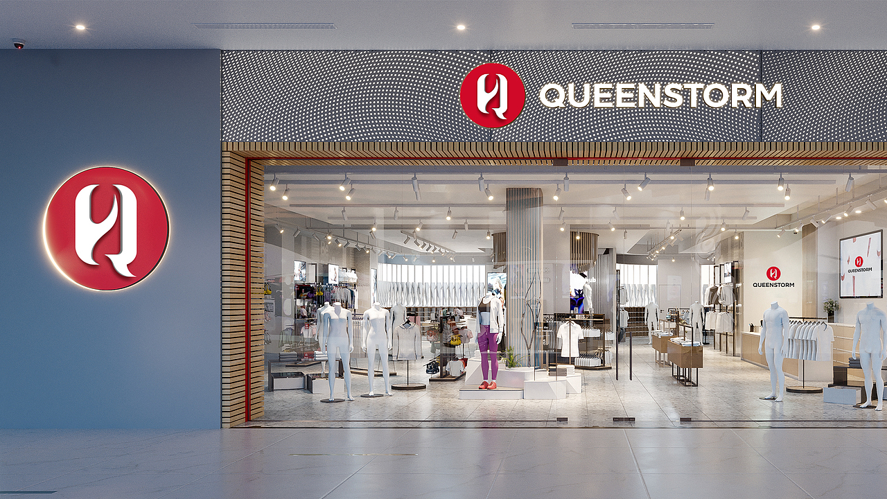 QUEENSTORM|瑜伽裤品牌logo设计 鲨鱼裤logo 女子运动(图ZMzk1NTgwNDA4) - 品牌 - 站酷设计师设计师陈末原创素材 - 站酷ZCOOL